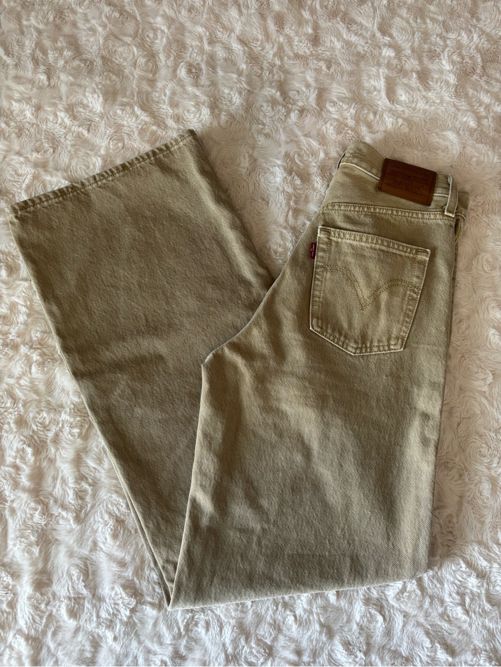 Levi's Tan Straight Jeans